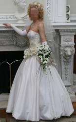 Продам шикарное свадебное платье (производство Италия).