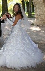 Свадебное платье для невысокой невесты 