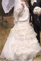 Продам свадебное платье,  айвори