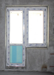 Окно и балконная дверь из новостройки