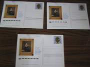 7 почтовых карточек 175лет со дня рождения Пушкина