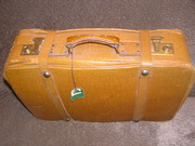  Кожаный чемодан Польша  
