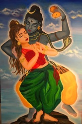 Картина - Танец Шивы и Парвати